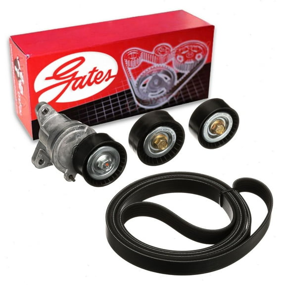Gates Complete Serpentine Belt Drive Component Kit compatible with Dodge Journey 2.4L L4 2009-2017