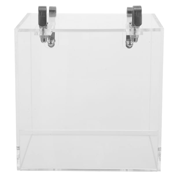 ColoMX Pájaro Ducha Cuenca Acrílico Pájaro Jaula Para Pequeño Periquito Loro Caja de Ducha Parrot Caja de baño