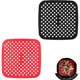 thumbnail image 1 of 2 Pcs Silicone Perforated Air Fryer Liners, Reusable Non-Stick Air Fryer Mat 7.5 inch, 1 of 5