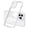 White, variant on SaniMore for iPhone 13 Pro Case Slim Transparent [Not Yellowing Technology], Rugged PC & TPU Bumpers Built-in Detachable Lens Protector Shockproof Protective Cover, White