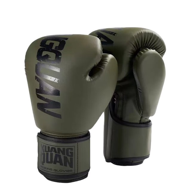 Boxing gloves, professional training sparring, explosion-proof leather, Muay Thai, MMA, Kickboxing, multi-layer sweat absorption