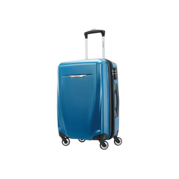 Samsonite Winfield 3 DLX - Luggage set - hardside - 100% polycarbonate - blue, navy