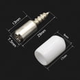 thumbnail image 3 of 30pc Self-tapping Screws Cabinet Bracket Laminate Support Glass Studs Pegs, 3 of 9