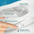 thumbnail image 3 of BidetMate 700 Series Electronic Smart Toilet Seat w/Dryer - White - Fits Elongated Toilets, 3 of 11