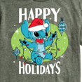 thumbnail image 3 of Lilo & Stitch - Happy Holidays - Men's Short Sleeve Graphic T-Shirt, 3 of 5