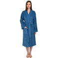 thumbnail image 1 of TowelSelections Women's Robe, Low Twist Cotton Terry Bathrobe Small/Medium Star Sapphire, 1 of 1