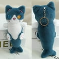 thumbnail image 4 of BAELLERT Plush Doll Pendant Adorable Mermaid Cat Doll Backpack Keychain Soft Stuffed Animal Pendant for Holiday Gift, 4 of 8