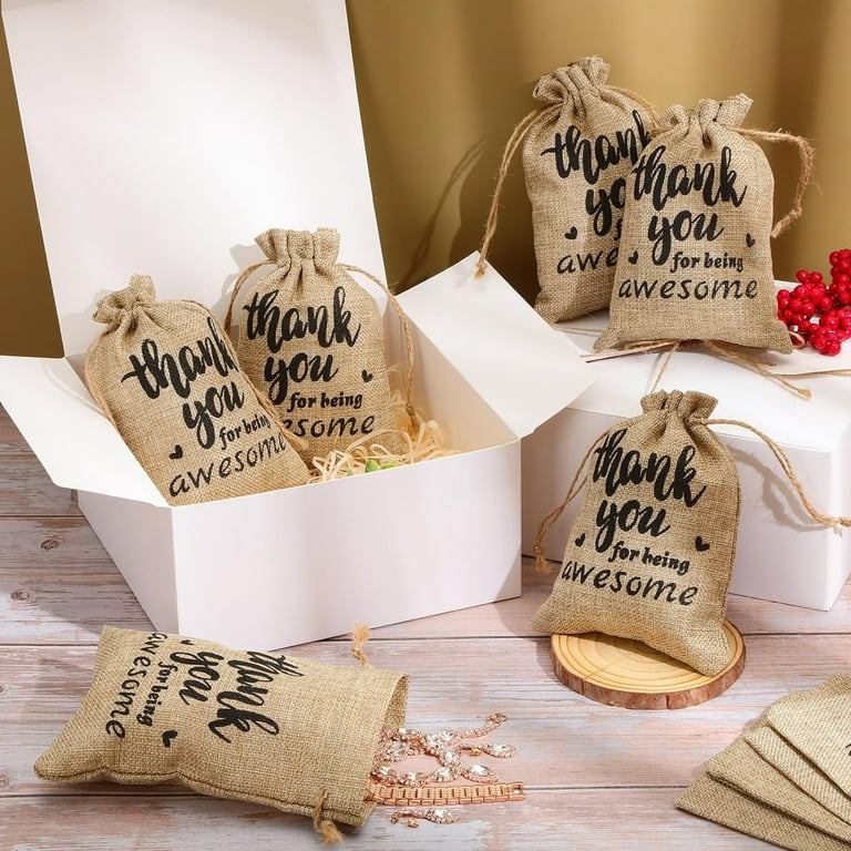 Burlap treat bags cheap