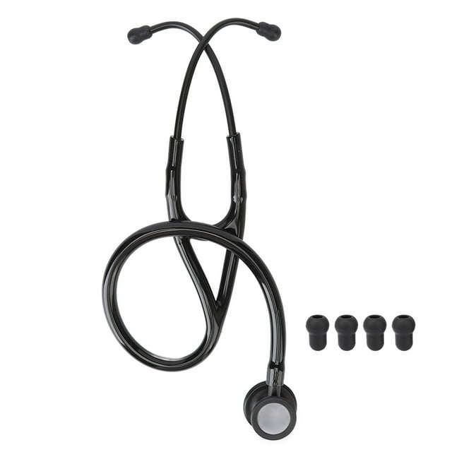 Stéthoscope à Double Tête en Acier Inoxydable Stéthoscopes Médicaux de Cardiologie pour Enfants Adultes