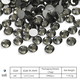 thumbnail image 2 of Piedras de Strass de Cristal con Parte Posterior Plana Gemas Redondas, 2 of 6