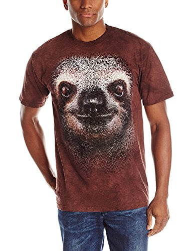 Sloth face t shirt Clearance
