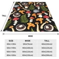 thumbnail image 3 of Mushroom Blanket Soft Warm Mushroom Throw Blanket for Couch Lightweight Cozy Mushroom Lovers Bed Blankets & Throws for Living Room Decor Mushroom Gifts for Kids Adults (Mushroom, 80"x60"), 3 of 6
