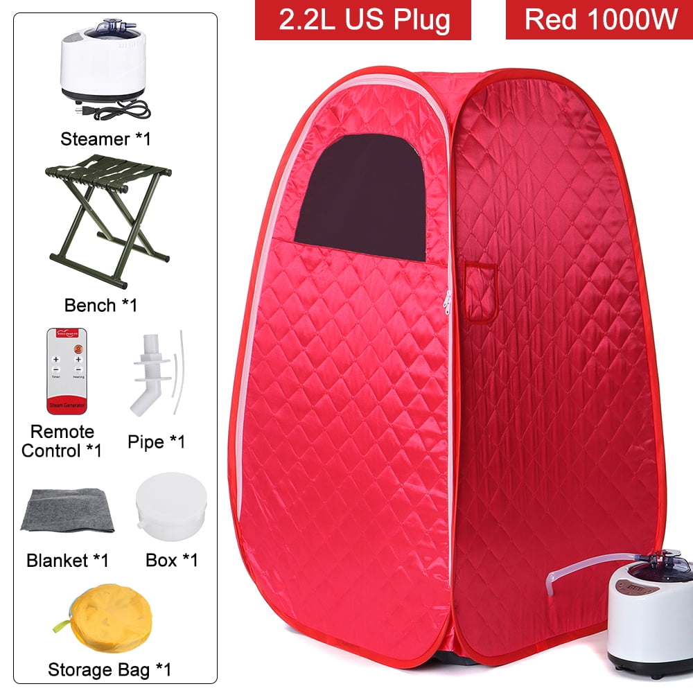 Details about   Portable Steam Sauna Tent Spa Slimming Loss Weight Full Body Detox Therapy 2.6L 
