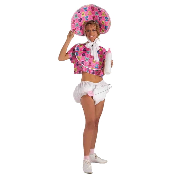 Pink Baby Doll Adult Costume