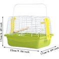 thumbnail image 2 of Bird Cage with Handle for Parrots Conures Parakeets Small Birds Travel, 2 of 5