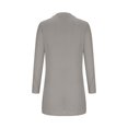 thumbnail image 4 of Women Lightweight Long Sleeve Cardigan Ribbed Neckline Soft Knit Button Down Loose Open Front Outwear Sweater, 4 of 5