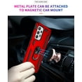 thumbnail image 2 of CoverON For Samsung Galaxy A53 5G Case, Ring Kickstand Rugged Phone Cover Magnetic Car Mount Compatible - Red, 2 of 8