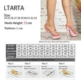 thumbnail image 2 of Women 13cm Heel Sexy Sandals with Platform Cross Lace Dance Shoes  for Laidies LFD-1099-27, 2 of 6