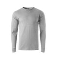 thumbnail image 3 of Hat and Beyond Men's Vintage Crew Neck Classic Hem Long Sleeve Premium Ring Spun Cotton Tee Shirt, 3 of 7