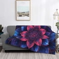 thumbnail image 2 of Gaeub Bohemian Vintage Pattern Printed Flannel Throw Blanket,Plush Throw,Fuzzy Bed Blanket for Bedding Sofa and Travel,Decorative Blanket-50"x40", 2 of 6