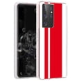 thumbnail image 1 of TalkingCase Slim Phone Case for Samsung Galaxy S21 Ultra 5G, S30 Ultra, (Not S21,S21+), Racing Stripe 1 Print, Lightweight,Flexible,Soft, USA, 1 of 7