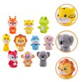 thumbnail image 4 of BRIGHTFUFU 2 pares de títeres de dedo animal lindos títeres de dedo de vinilo muñecas muñecas juguetes títeres para niños niños pequeños, 4 of 8