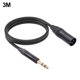 thumbnail image 1 of Cable de audio TRS a XLR de 6,35 mm, Cable TRS de un cuarto de pulgada a XLR para micrófono, 1 of 9