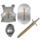 thumbnail image 2 of 1 Juego de armadura de caballero de juguete, casco, escudo y espada, juguete de vestir, accesorios de actuación para Cosplay, 2 of 8