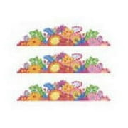 Shaped Flowers Edible Photo Image Cake Border Decoration
