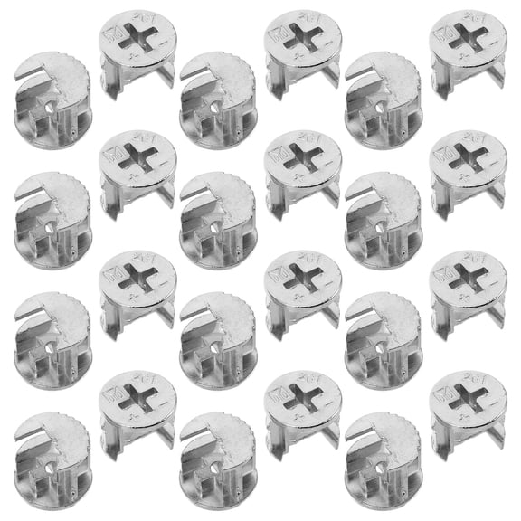 MLINS 40pcs Furnitures Connecting Cam Fittings Furniture Fastening Connectors Cam Bolts Set Furniture Fixings For Wardrobe Connectors Corner Fixing Brackets