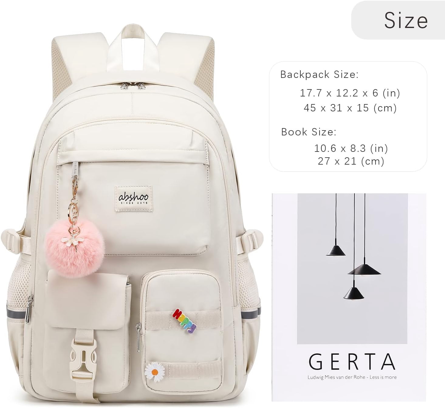 Big Student Laptop Backpack For College All Age Man Women Bag Travel Daypack