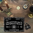 thumbnail image 6 of Six Pointed Star Spirit Board Game Talking Board Supply Metaphysical Telling Tool Dowsing Divination Set with Luncheonette for Hunting Spiritual Game 11.8x8.3 Inch Black, 6 of 9