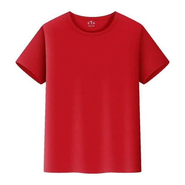 Camisetas de entrenamiento para hombre - Camiseta deportiva de manga corta - Camiseta de cuello redondo para gimnasio y running - Material de poliéster - Duradera y elegante - Para uso diario, info