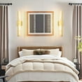 thumbnail image 3 of Gold Bathroom Light Fixtures 24 inch Dimmable Metal Wall Sconce Fixtures Over Mirror LED Vanity Light Bar for Restroom Mirror 3000K Warm White Light, 3 of 8