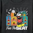 thumbnail image 3 of Disney - Mickey Feel The Beat - Women's Lightweight French Terry Long Sleeve Shirt, 3 of 5