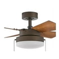 thumbnail image 2 of Hampton Bay Metarie II 24 in. Indoor Oil Rubbed Bronze Ceiling Fan with Light, 2 of 8