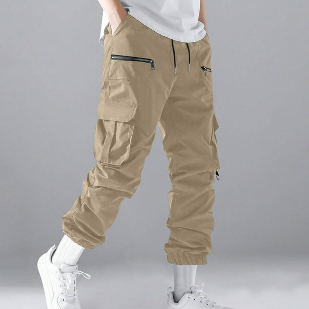 Pantalones largos para hombre, moda de primavera e invierno, pantalones deportivos casuales, pantalones para hombre