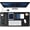 Black Left With Adapter, variant on Mouse Pad with 15W Fast Wireless Charging, 31.5"x15.75" XXL Large Gaming Waterproof Desk Pad with Ultra-Smooth Surface, Non-Slip Base, Computer Desk Mat for MacBook, PC, Laptop, Black