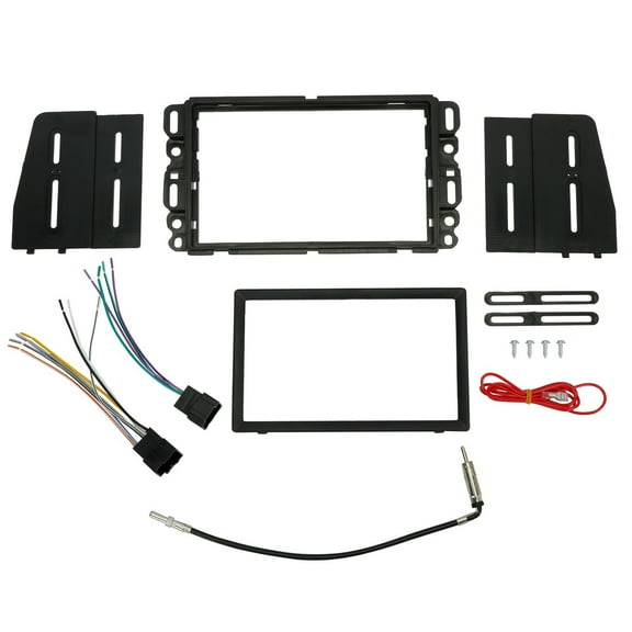 CCPAO Double Din Dash Installation Kit Compatible with 2006-2014 Buick Chevrolet Chevy GMC