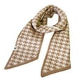 thumbnail image 3 of femenino angulado cálido largo pequeño de cuello de punto bufanda de invierno de las mujeres accesorios de ropa Beige Baoblaze Bufanda larga de mujer, 3 of 8