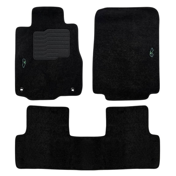 Carpet Floor Mats Custom Fit for 2012 to 2016 Honda CR-V with Anti Slip Heel Pad and Safety Locks - ecoMats