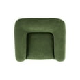 thumbnail image 6 of Miekor Furniture Alpine 44" Sherpa Arm Chair, Moss Green Fleeced Teddy MK7718, 6 of 9