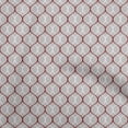 thumbnail image 1 of oneOone Rayon Blush Pink Fabric Ogee Sewing Material Print Fabric By The Yard 56 Inch Wide, 1 of 4