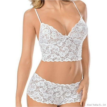 

Women Lace Sexy Lingerie G-String Babydoll Sleepwear Bra Set Nightwear Underwear