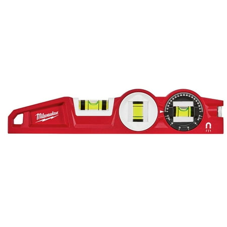 UPC: 0045242484973 | Milwaukee 48-22-5210 10 in. Diecast Torpedo Level with 360-Degree Locking Vial