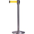 thumbnail image 1 of Free-Standing Crowd Control Barrier, Steel, 35" H, Yellow Tape, 12' Tape Length, 1 of 1