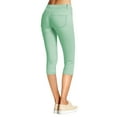 thumbnail image 2 of Hybrid and Company Women's Hyper Stretch Denim Capri Jeans, 2 of 3