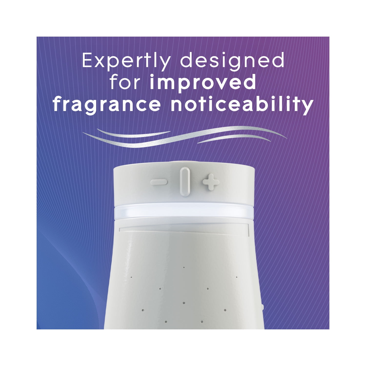 (3 pack) Glade PlugIns Scented Oil PLUS, Air Freshener Oil Warmer and Refill, Aqua Waves™, with ScentNotice Technology
