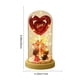 thumbnail image 3 of Luz de noche decorativa con forma de corazón para San Valentín | Lámpara de mesa LED multicolor | Rosa, morado y azul | Regalo romántico para festivales para mujer | Decoración para dormitorio, bar,, 3 of 6