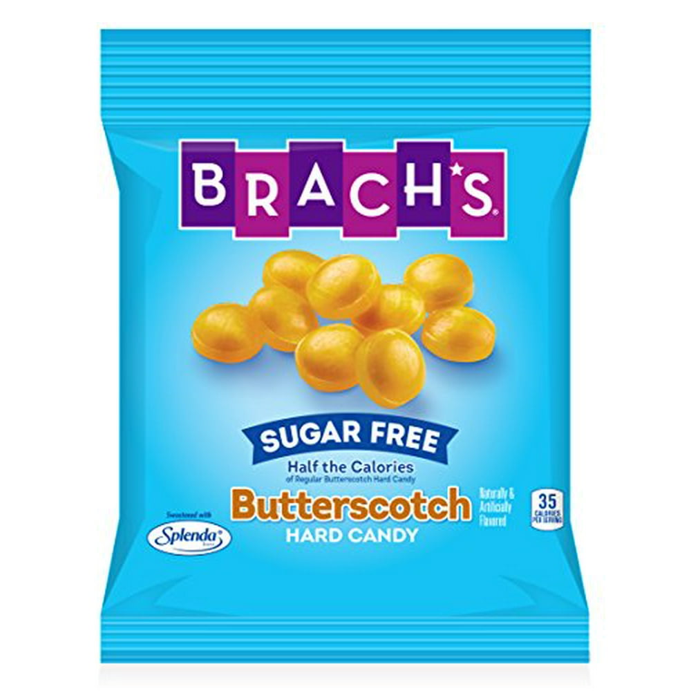 Brach's Sugar Free Butterscotch Hard Candy, 3.5 Ounce Peg Ba